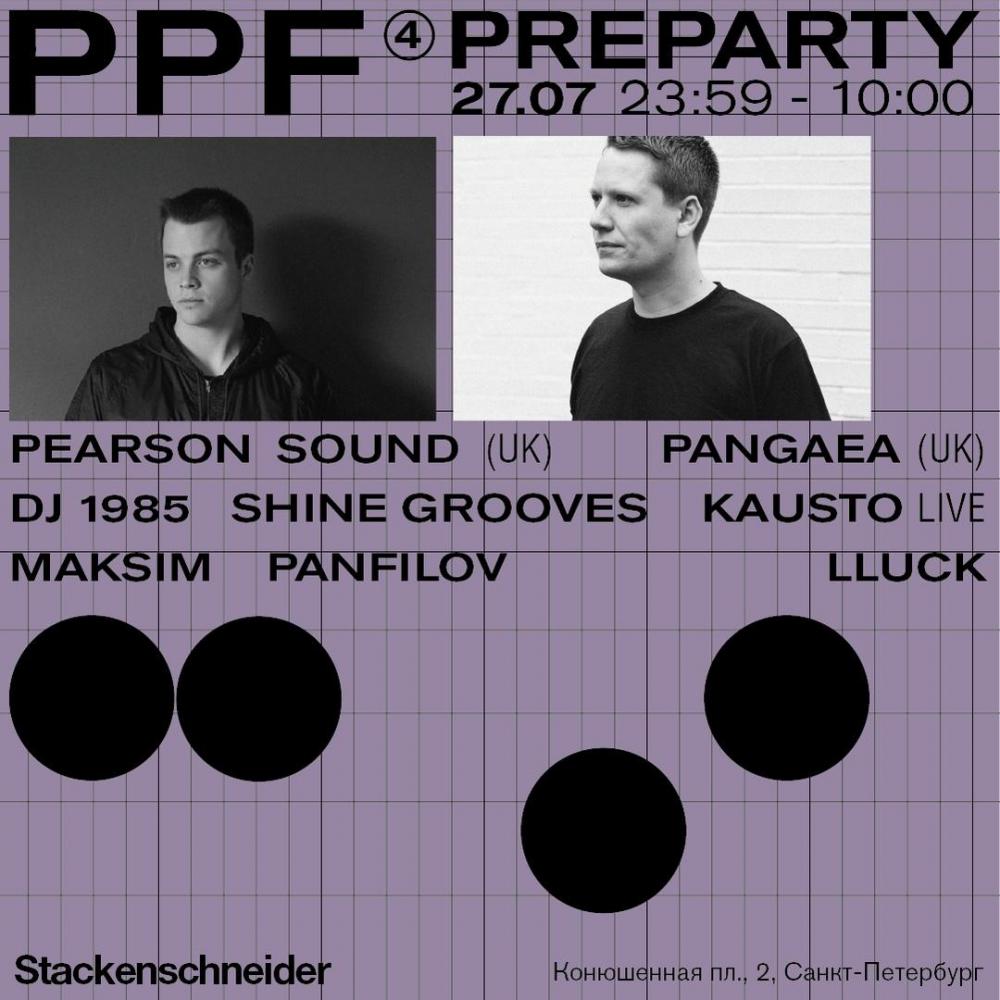 PPF Pre-Party x Stackenschneider
