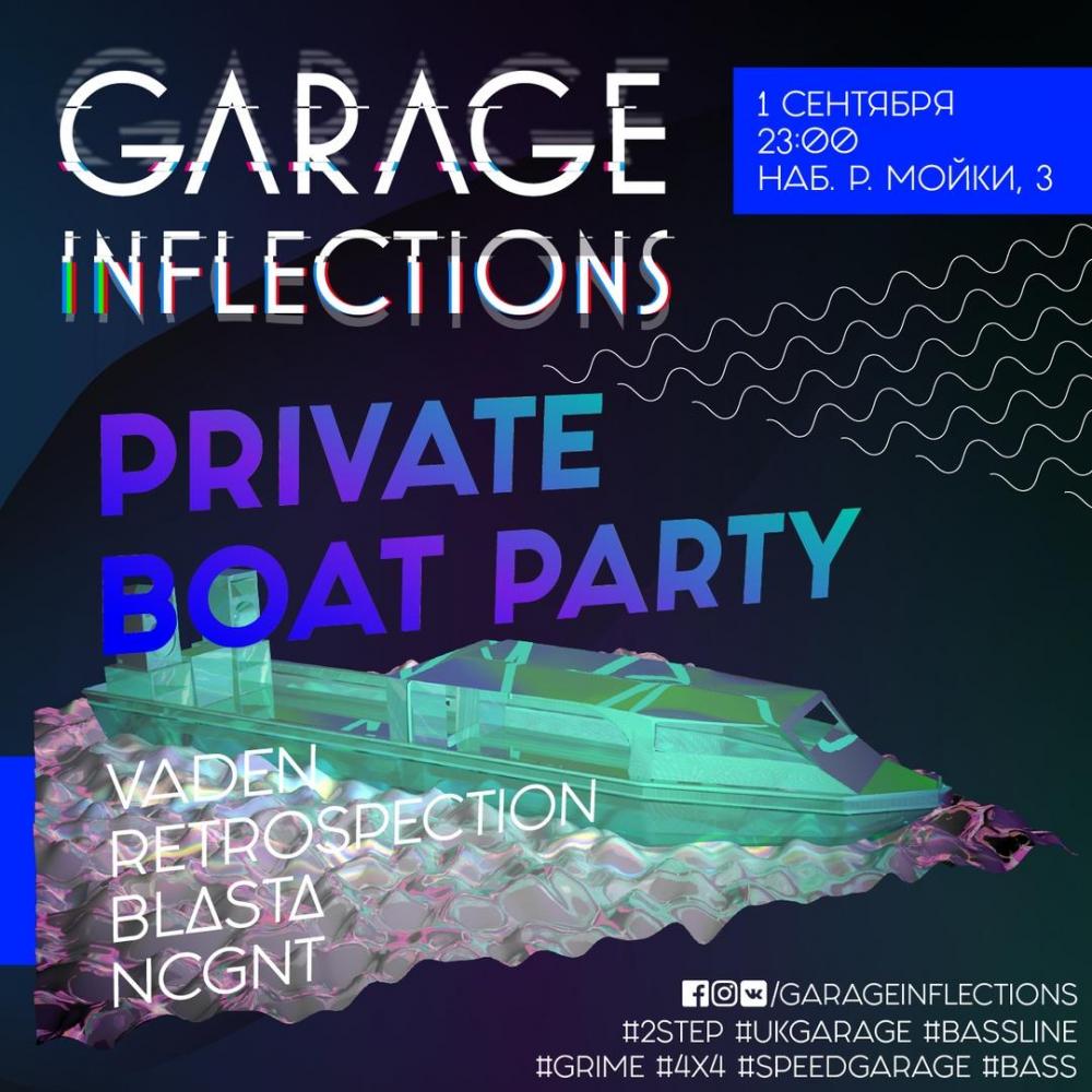 Garage Inflections Private Boat Party
