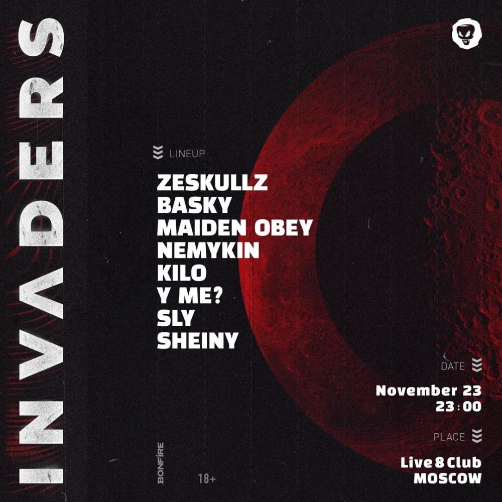 INVADERS w/ Maiden Obey