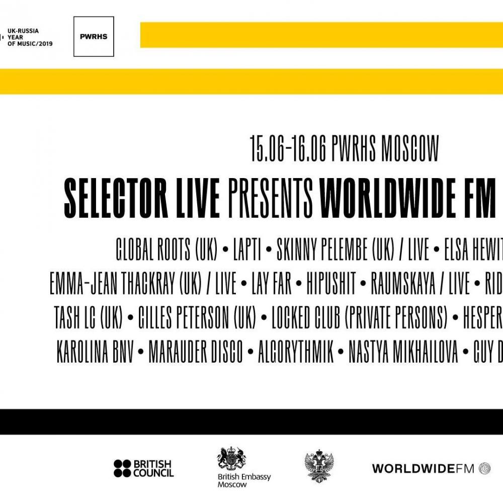 Selector Live presents Worldwide FM